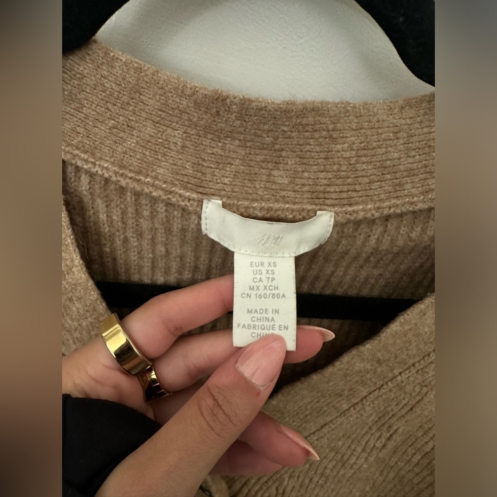 Cropped button up cardigan - Picture 3 of 3